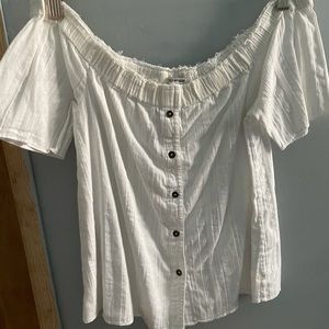 True religion off the shoulder blouse